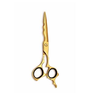 Ciseaux de barbier noir mat avec finition plaquée or 6,5 offset - Product Image 3