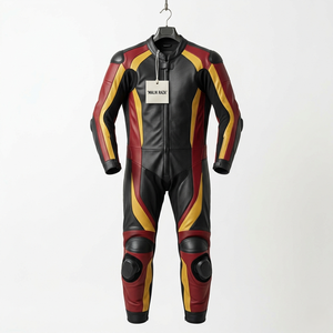 Traje de Motocicleta de Cuero Hecho a Mano, Personalización de Marca Privada, Fabricante de Ropa de Carreras - Product Image 4