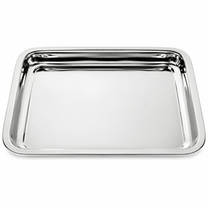 Wholesale Price Stainless Steel Serving <b>Tray</b> <b>Mirror</b> Polish <b>Rectangular</b> Buffet Food Platter For Hotel Restaurant Catering Use - Product Image 1