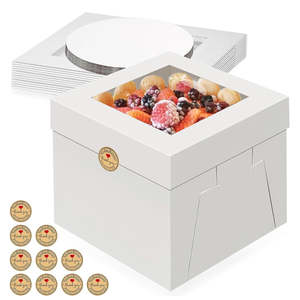 Caja de Papel para Fideos Asiáticos de Alta Calidad, Ecológica, Portátil, Cuadrada, Material Kraft, Colores UV Atractivos, con Relieve, para Alimentos - Product Image 1