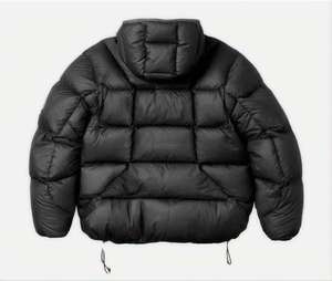 Fully Customized Men's Waterproof Canvas Puffer <b>Jackets</b> Polyester Wadding Filled Winter DDP Shipping - Product Image 3