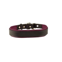 Collier pour chien en cuir fait main de luxe avec rembourrage, fabricant d'articles pour animaux de compagnie OEM au meilleur prix