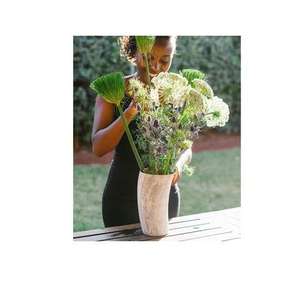 Elegante Juego de Jarrones de Flores de Cuerno de Búfalo Rústico Antiguo, Hecho a Mano con Cuerno Natural para Decoración de Interiores de Boda - Product Image 3