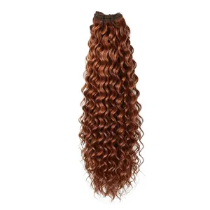 ผมแท้แบบเวฟธรรมชาติสีน้ำตาลน้ำผึ้ง 100% เรมี่ เวฟท์  แบบเส้นต่อเส้น - Product Image 2