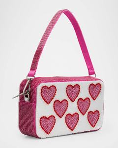 Bolso de Hombro Hecho a Mano con Cuentas Multicolores, Patrón Geométrico, Bolso Pequeño con Solapa, Accesorio de Moda para Mujer, Bolso de Mano para Fiesta o Noche - Product Image 3