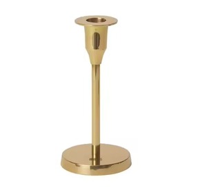 Support de bougie décoratif en métal pour table, bougeoir moderne, élégant centre de table, accent d'intérieur pour la maison - Product Image 5