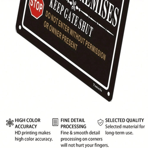 ป้ายจราจรอลูมิเนียม CIFbuy ขนาด 8x12 นิ้ว TikTok สำหรับบริการรับสินค้า Temu (20.3x30.5 ซม.) - Product Image 6