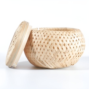 Lonchera de bambú natural para niños, contenedores sostenibles hechos a mano, las mejores cajas para refrigerios de frutos secos. - Product Image 6