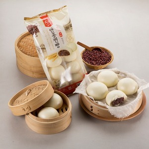 [MILWON] Pain au fourré de haricots surgelé, petit-déjeuner coréen, boulangerie, sans conservateur, pain vapeur Anheung - Product Image 5