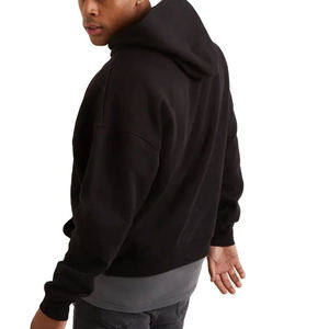 Custom Oversized Men <b>Hoodie</b> Heavyweight Brushed Fleece Streetwear Style Private Label Wholesale Clothing Supplier - Product Image 3