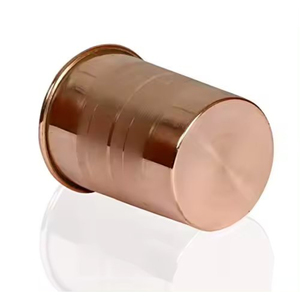 Verre à vin sans pied en cuivre au design élégant, plusieurs finitions, verre à bière et à vin en acier inoxydable, résistant au lave-vaisselle, portable - Product Image 5