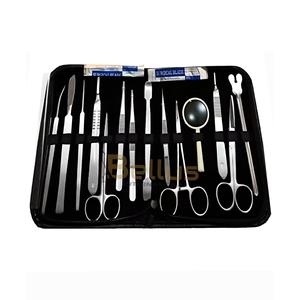 Juego de Instrumentos de Cirugía Menor con Certificación CE, 12 Piezas, Kit Quirúrgico de Acero Inoxidable con Estuche, Grado Hospitalario OEM Médico - Product Image 3