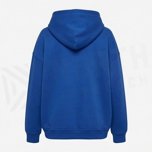 100 Customizable Oversized Fleece Fabric Hoodie With <b>Drop</b> Shoulder Streetwear Style Logo Printing Solid Pattern Pullover - Product Image 2