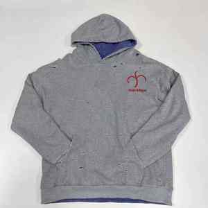 Sudaderas con Capucha Reversibles Personalizadas con Serigrafía, Sudaderas con Capucha de Algodón French Terry con Lavado Ácido y Efecto Desgastado para Hombre - Product Image 4