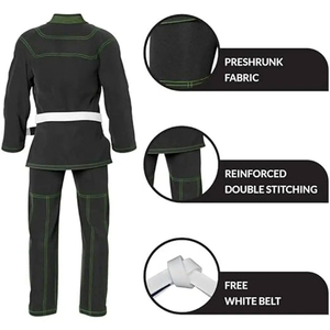 Uniforme de Karate Unisex Duradero, Hecho a Medida, con Logotipos Personalizados, Transpirable, Elástico, de Alta Calidad, 100% Algodón - Product Image 6