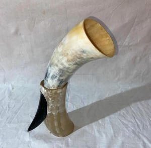 ฮอร์นดื่มเซรามิกที่แกะสลักอย่างประณีตของไวกิ้งทำมือสำหรับไวน์เบียร์วิสกี้กาแฟโดย falak World ส่งออก - Product Image 6