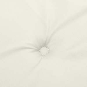 เบาะรองนั่งสำหรับม้านั่งในสวน สีครีมเมลานจ์ โพลีเอสเตอร์ 100% หมอนและเบาะรองนั่งสำหรับกลางแจ้ง - Product Image 6