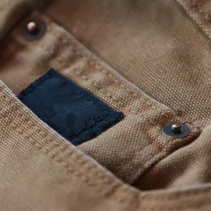Vintage Washed 100%cotton Denim Cargo Shorts Custom logo Print Double Knee Raw Hem Jean Shorts Casual Baggy Fit Jorts for Men - Product Image 5