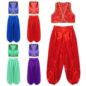 ชุดคอสเพลย์ตัวละครในเทพนิยายสำหรับเด็กผู้ชายอายุ 6-16 ปี เสื้อกั๊กพร้อมกางเกงผ้าซาติน สำหรับการแสดงบทบาทสมมติ การเต้นรำแนวลิริคอลสมัยใหม่ - Product Image 1