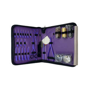 Kit de Herramientas Profesionales de Acero Inoxidable para Extensiones de Cabello, con Servicio OEM/ODM, Logotipo y Color Personalizados, Precios al por Mayor - Product Image 1