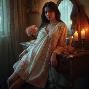 Ensemble de pyjama pour femmes, vêtements de nuit doux et confortables, vêtements de nuit respirants, vêtements décontractés pour la maison, vêtements de détente pour femmes, vente en gros OEM - Product Image 2