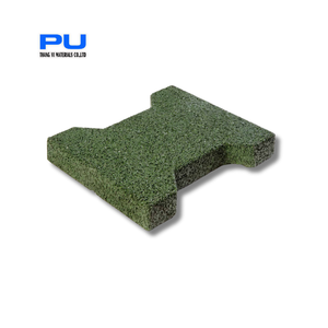 กระเบื้องยาง EPDM รูปทรงกระดูกสมัยใหม่ พร้อมการรับประกัน 3 ปี สำหรับยิมและพื้นที่ออกกำลังกายกลางแจ้ง - Product Image 1