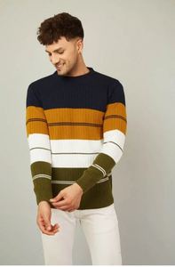High Quality <b>Men</b> Warm Casual Winter Knit Top Comfortable Luxury Winter Sweater <b>Men</b> At Low Price By Exporeter - Product Image 3