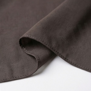 Hiyab de poliéster de color sólido para mujer, tela de chifón transpirable, para uso diario, pañuelo étnico de Oriente Medio. - Product Image 6