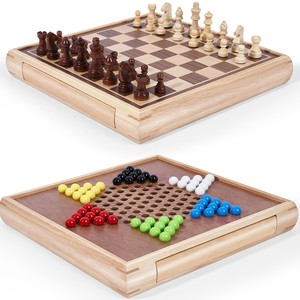 Durable Oak <b>Wood</b> Portable Travel <b>Chess</b> <b>Set</b> - Wholesale - Product Image 1