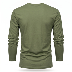 Camisetas Personalizadas de Manga Larga con Logotipo de Empresa, Texto e Imagen, Sudaderas de Algodón al por Mayor, Alta Calidad, MOQ Bajo - Product Image 4
