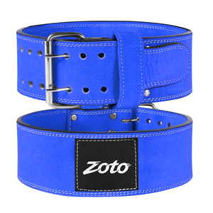 Ceinture de musculation professionnelle en cuir, personnalisable, à double boucle, pour la musculation et l'entraînement en salle de sport - Product Image 2