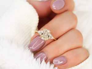 Bague de fiançailles solitaire Creative Craft Lab Grown 2.01 carats taille coussin en or massif 14 carats, cadeaux d'anniversaire de mariage pour les amoureux - Product Image 4