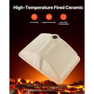 Lavabo Rettangolare in Ceramica Bianca da Incasso 20.87 X 14.76 Pollici con Foro di Troppopieno, Montaggio a Incasso sul Piano - Product Image 6