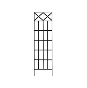 Classic Iron Trellis Rectangle Shape Painted Surface Durable for Plant Garden Outdoor Use - Product Image 1