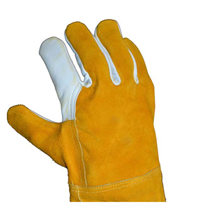 Safety Welding Gloves Supplier Price <b>Heat</b> Resistant Leather Welding Gloves in New Stock Welding Gloves High Quality With OEM - Product Image 5