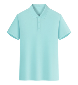 Custom <b>Men's</b> <b>for</b> Shirt Knitted Solid Design High Quality Short Sleeve 100% Cotton Brand Quality Made China Casual Summer Wear - Product Image 2