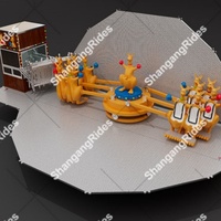 Manèges de parc d'attractions : Manège Kangourou pour parents et enfants monté sur remorque – Vente directe usine