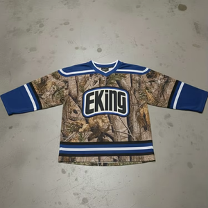 Fabricante de camisetas de hockey personalizadas al por mayor, uniforme deportivo sublimado, ropa transpirable y ligera de alto rendimiento para hockey sobre hielo - Product Image 4