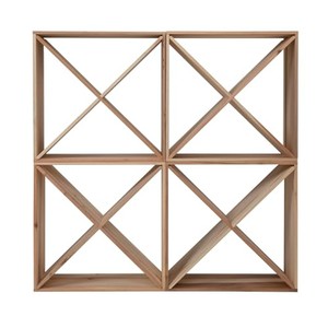 Mango Wood <b>Stackable</b> Wine <b>Crate</b> 2-Bottle Rustic Wholesale | Handcrafted India - Product Image 4