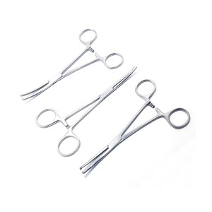Pinzas Kocher HERMANN MEDITECH de 140 mm Curvas 312-318-140, Juego de Instrumentos Quirúrgicos Manuales de Acero Inoxidable con Certificación CE - Product Image 1
