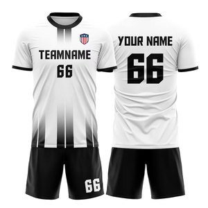 เสื้อฟุตบอลแบบกำหนดเองสำหรับผู้ใหญ่ เด็ก ชุดทีมพร้อมชื่อและหมายเลขส่วนตัว เสื้อฟุตบอลระบายอากาศได้ดีสำหรับเยาวชน ชาย หญิง - Product Image 1