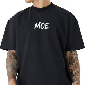 Camisetas de Algodón Grueso para Hombre, Estilo Urbano Oversize, 260 GSM, Hombro Caído, Logotipo Personalizado, OEM, Marca Privada, Producción a Granel - Product Image 2
