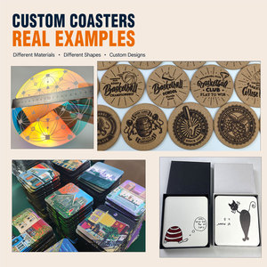 Posavasos para Sublimación, en Blanco, de Cerámica, Corcho, MDF, Papel, Impresión Personalizada, Venta al Por Mayor, Fábrica OEM, MOQ Bajo - Product Image 6