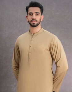 <b>Men</b> Juba Lightweight Muslim Robe Traditional Islamic Clothing Comfortable Long Sleeve Loose Fit Breathable Fabric - Product Image 6