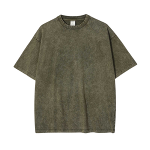 Men's Knitted Short Sleeve T-Shirt Solid Color O-Neck Regular Fit Casual Style Blue - Product Image 5