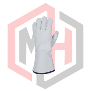 ถุงมือเชื่อมหนังแท้กันไฟ ทนต่อการบาดและการลื่นไถล ขนาด 14 นิ้ว ปราศจากซิลิโคน สำหรับงานเชื่อม MIG/TIG/Stick - Product Image 3