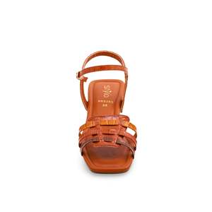 Sandalia Mostaza Tacón Formal FR5285 - Product Image 1