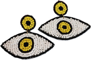 ต่างหูปักลูกปัดรูปทรงตาแบบคลาสสิกคุณภาพสูงออกแบบได้ตามต้องการใช้ได้ทั้งชายและหญิงงานแต่งงานงานปาร์ตี้วันครบรอบแฟชั่น - Product Image 2