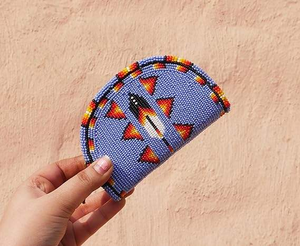 Monederos Pequeños Clásicos, Monedero para Monedas con Cierre de Cremallera, Diseño Bordado con Cuentas Checas de Colores Mezclados, MD HANDICRAFTS - Product Image 3