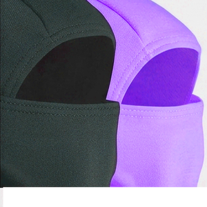 Masque de ski 54-56CM pour adulte en polyester noir et violet, vente en gros, cagoule de haute qualité, respirante, masque facial d'extérieur, coupe-vent - Product Image 6
